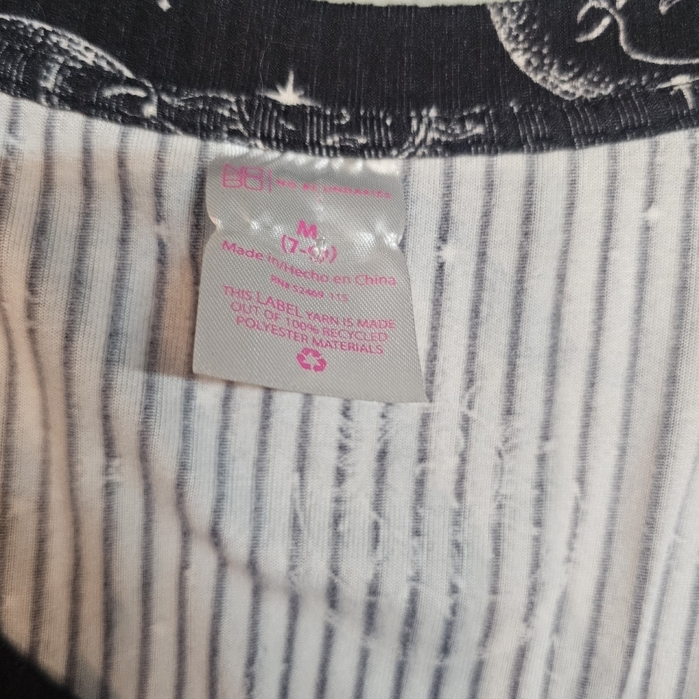 Celestial Print Ruched Drawstring Top | 1989 | Size M - Picture 3 of 8